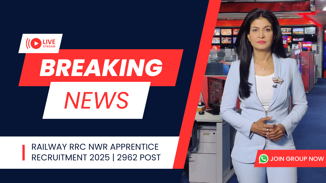 Railway RRC NWR Apprentice Recruitment 2025 – Apply Now for 2162 Posts