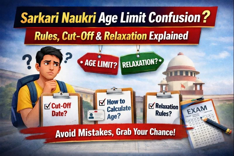 Sarkari Naukri Age Limit Rules: Biggest Mistakes Candidates Make