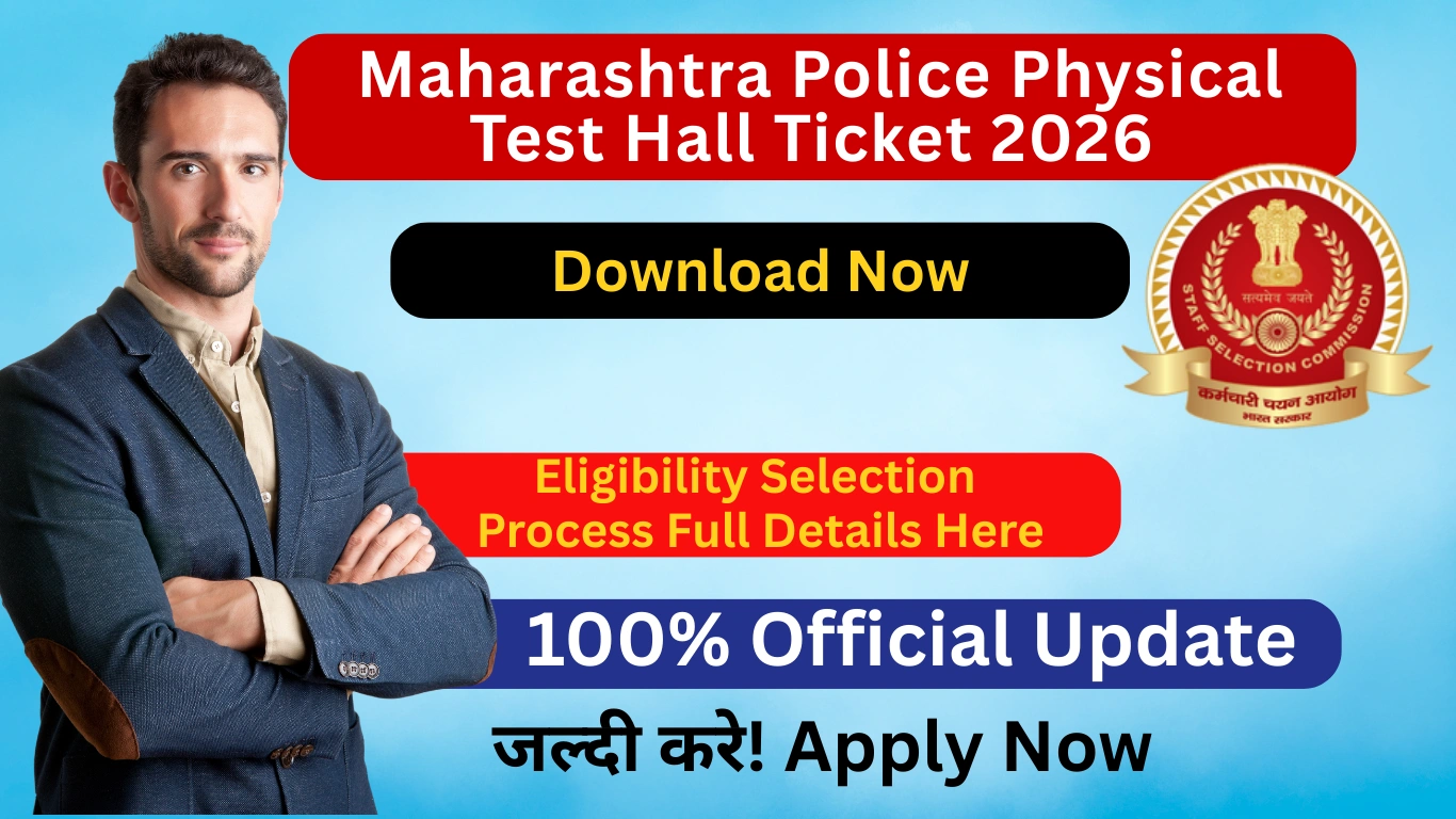 Maharashtra Police Physical Test Hall Ticket 2026 Download Now